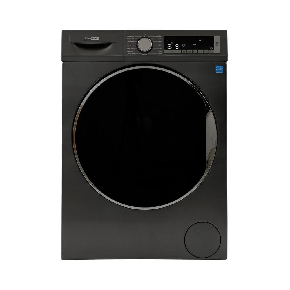 2.2 cu.ft. 120-Volt Sani Front Load Washer 1400 RPM With 15 Built- in Cycles LED Display in Titanium