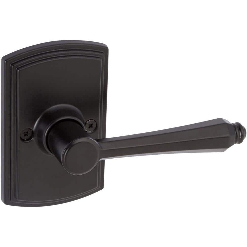 Italian Collection Florini Black Dummy Door Lever