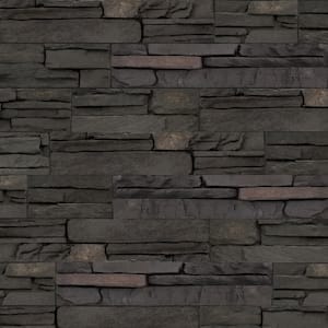 Terrado Denali Anthracite 9 in. x 19.5 in. Textured Cement Concrete Look Wall Tile (6 sq. ft./Case)