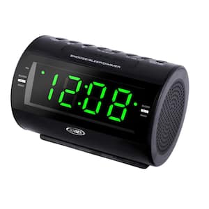 AM and FM Digital 1.2 in. Green LED Display Dual