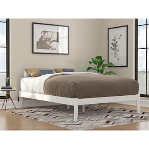 Colorado White Queen Bed with USB Turbo Charger