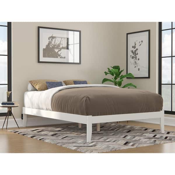 AFI Colorado White Queen Bed with USB Turbo Charger