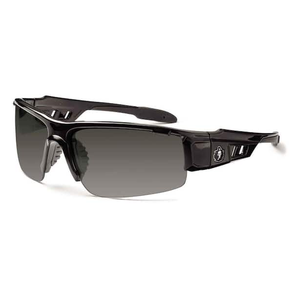 Ergodyne Skullerz Dagr Black Polarized Safety Glasses, Tinted Lens - ANSI Certified