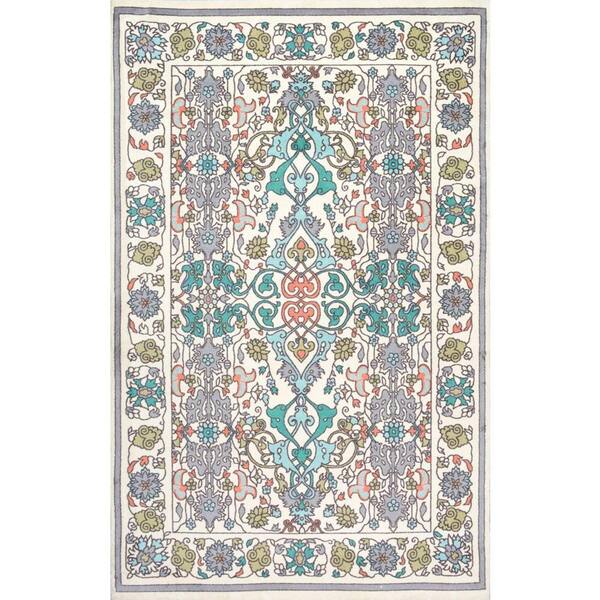 nuLOOM Janise Floral Multi 5 ft. x 8 ft. Area Rug