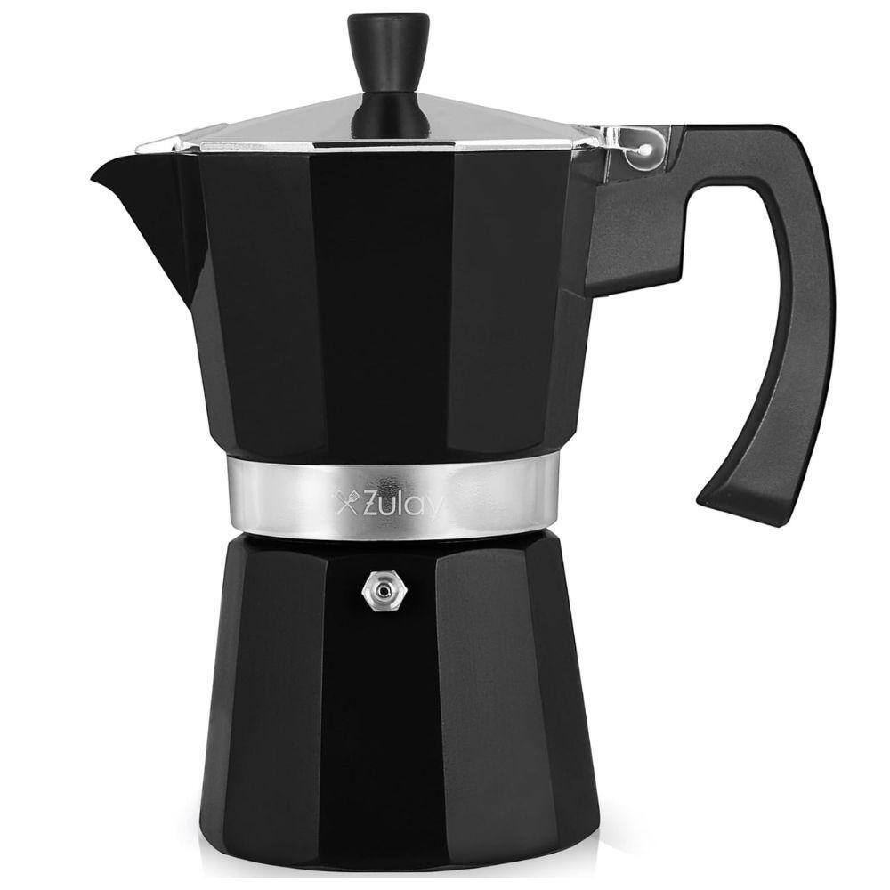 Zulay Kitchen 6-Cup Premium Moka Pot Stovetop Espresso Maker