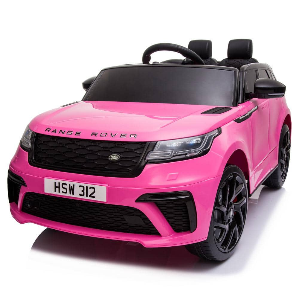 TOBBI 12-Volt Kids Ride On Car Licensed Land Rover Battery Powered Electric  Vehicle Toy with Remote Control, Pink TH17M0813 - The Home Depot