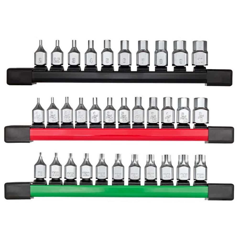 Milwaukee 1/4 IN. STUBBY BIT SOCKET SET (33-Piece) 48-22-9545-9544