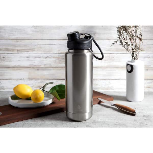 Manna Ranger Straw Lid 40 oz. Succulent Stainless Steel Insulated Bottle  HD29768 - The Home Depot