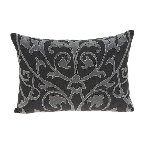 Unbranded Sophia Grey Throw Pillow