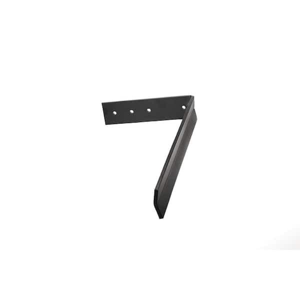 Hampton Bay Victory 10 in. Black Steel Countertop Support Bracket