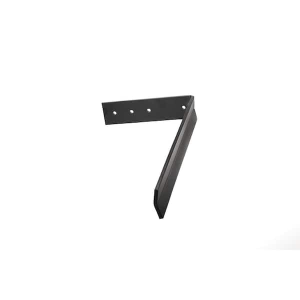 Hampton Bay Victory 12 in. Black Steel Countertop Support Bracket