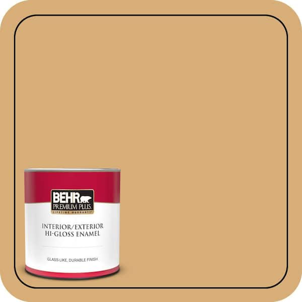 BEHR PREMIUM PLUS 1 qt. #M280-5 Inheritance Hi-Gloss Enamel Interior/Exterior Paint & Primer
