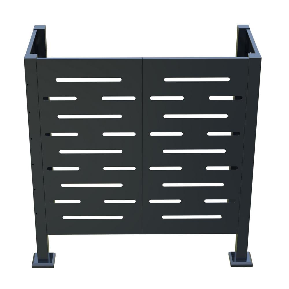 Air Conditioner Fence for Outdoor Units, Metal Privacy Fence Cover