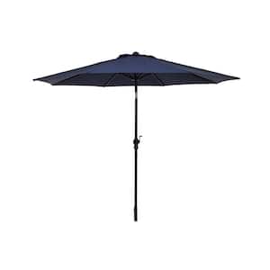 7.5 ft. Patio Market Umbrella, Crank Open/Close Function, Tilt Canopy in Navy