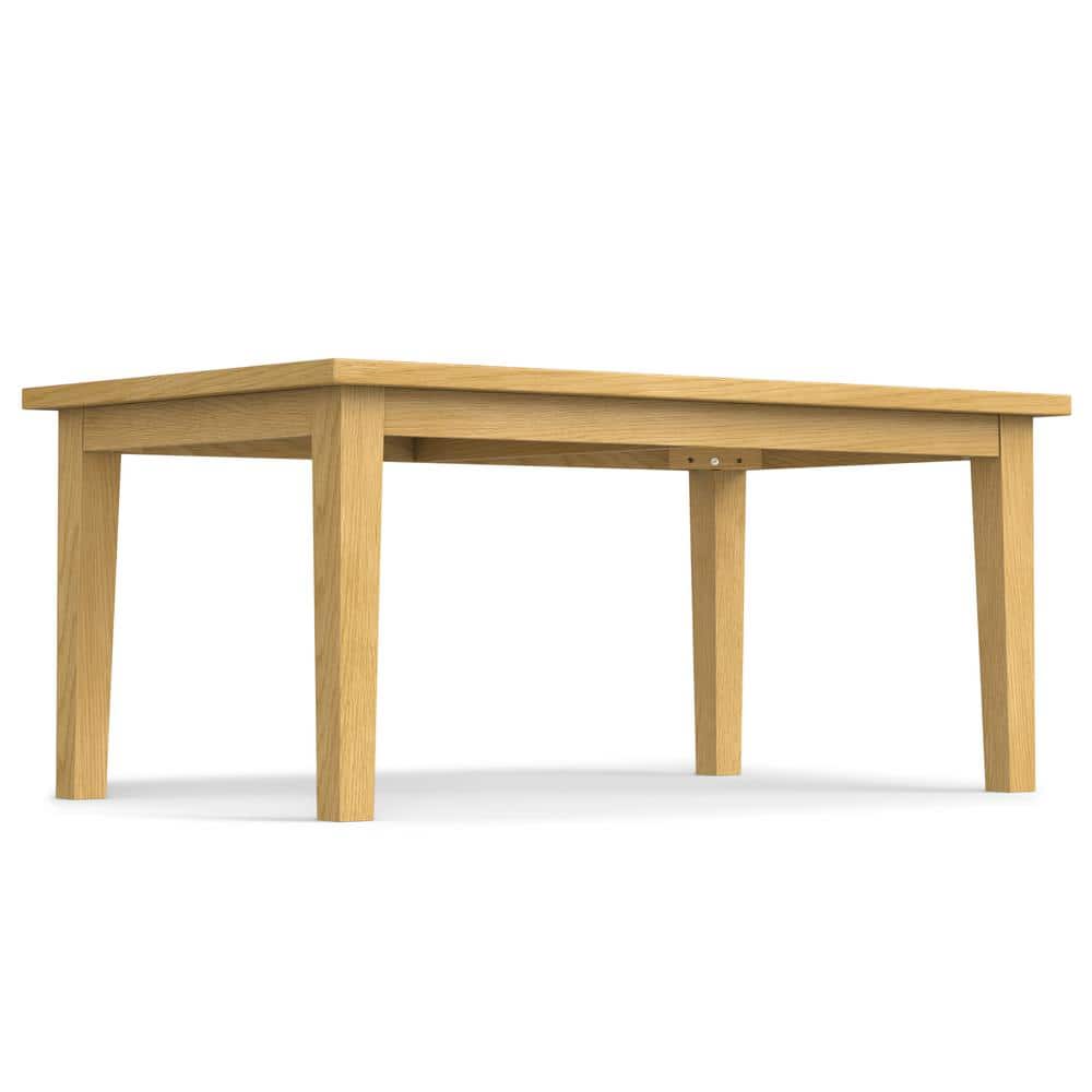 Eastwood 66" Oak Rectangular Contemporary Dining Table