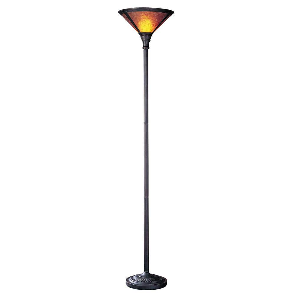 Reviews for HomeRoots 71 in. Rust 1 Dimmable (Full Range) Torchiere ...