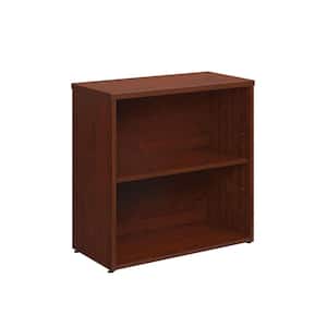 Affirm 29.528 in. Wide Classic Cherry 2-Shelf Standard Bookcase