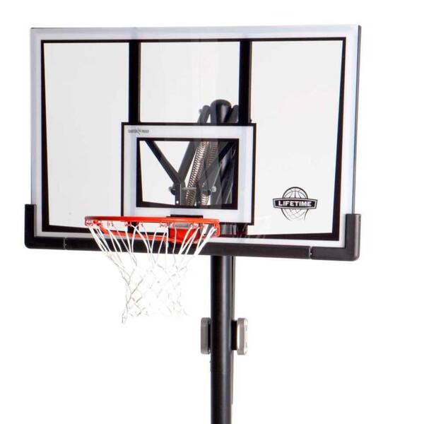 Lifetime 52 in. in-Ground Front Adjust Basketball System