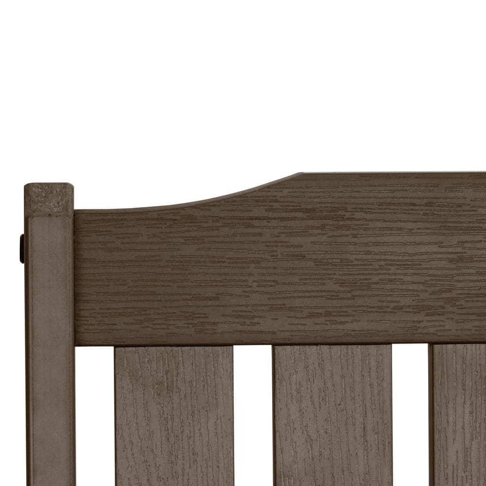 Weathered Acorn Synthetic Wood Outdoor Garden Chair