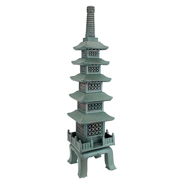 Design Toscano 28 in. H The Nara Temple Asian Garden Pagoda Sculpture