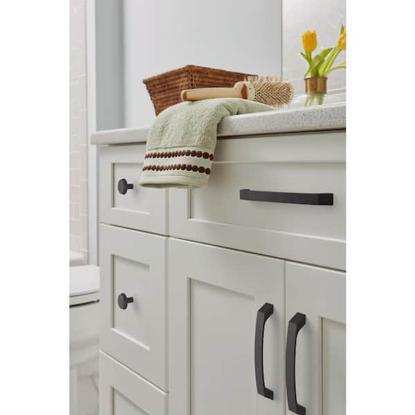 Premise 5-1/16 in. (128mm) Modern Matte Black Arch Cabinet Pull