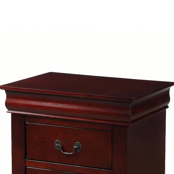 Furniture of America Louis Philippe Cherry Night Stand