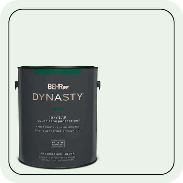 BEHR DYNASTY 1 gal. #470C-1 Mint Fizz Semi-Gloss Exterior Stain-Blocking Paint & Primer