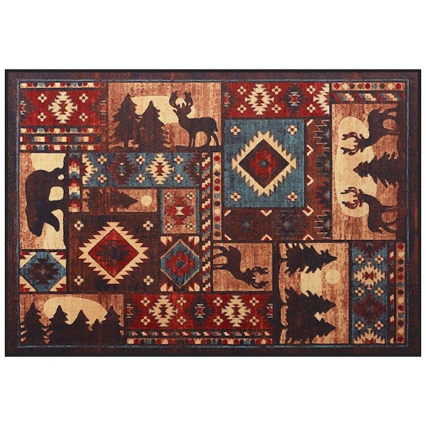 2 ft. x 3 ft. Fire Resistant Floor Protector Mat, Fireplace Hearth Rug for Accent Kitchen Indoor Outdoor