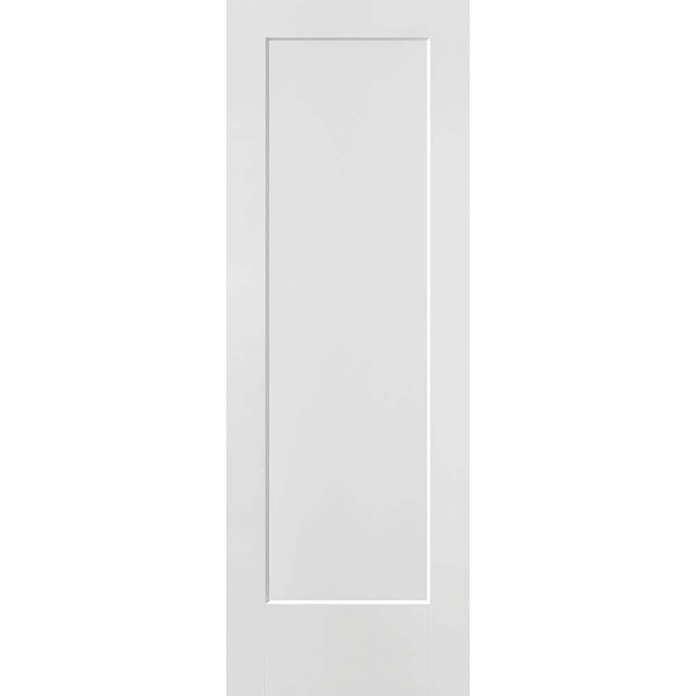 Masonite 28 in. x 80 in. 1 Panel Lincoln Park Primed Solid Core