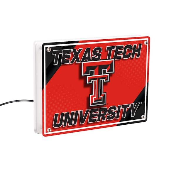 Evergreen Texas Tech University NCAA Red Rectangle Desklite LED Decor