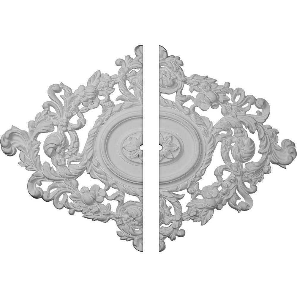 1-1/2 in. x 22-1/2 in. x 30-3/8 in. Polyurethane Katheryn Ceiling Medallion Moulding (2-Piece) price history on PriceWatchPro