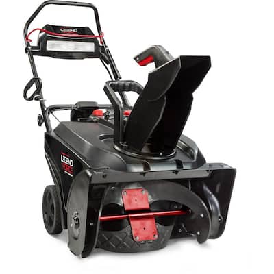 22 in. Single-Stage Gas Snow Blower w/ Electric Start and Headlight