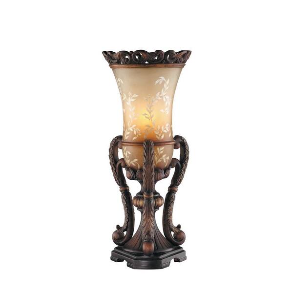 Filament Design Sonoma 21.25 in. Antique Brown Incandescent Table Lamp (Set of 2)