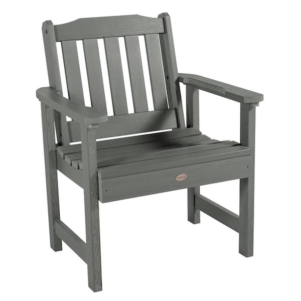 Highwood Lehigh Coastal Teak Recycled Plastic Outdoor Garden Chair