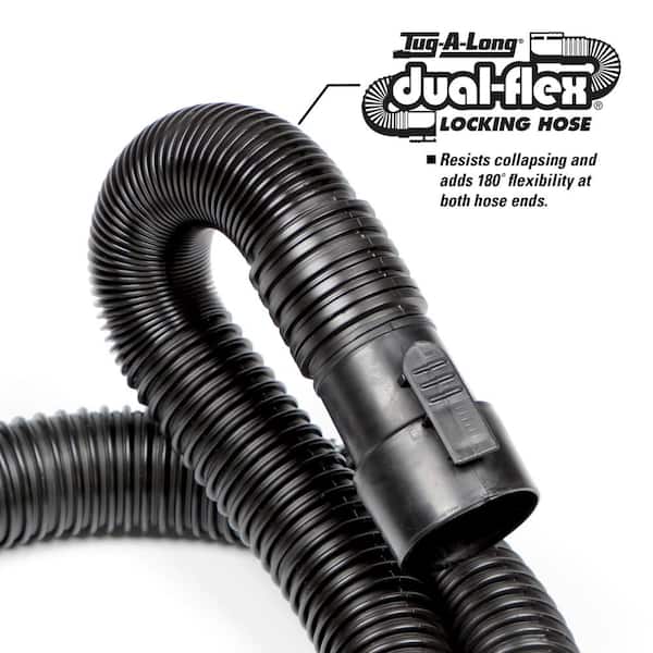 1-7/8 in. x 7 ft. Tug-A-Long Locking Vacuum Hose for RIDGID Wet/Dry Shop  Vacuums