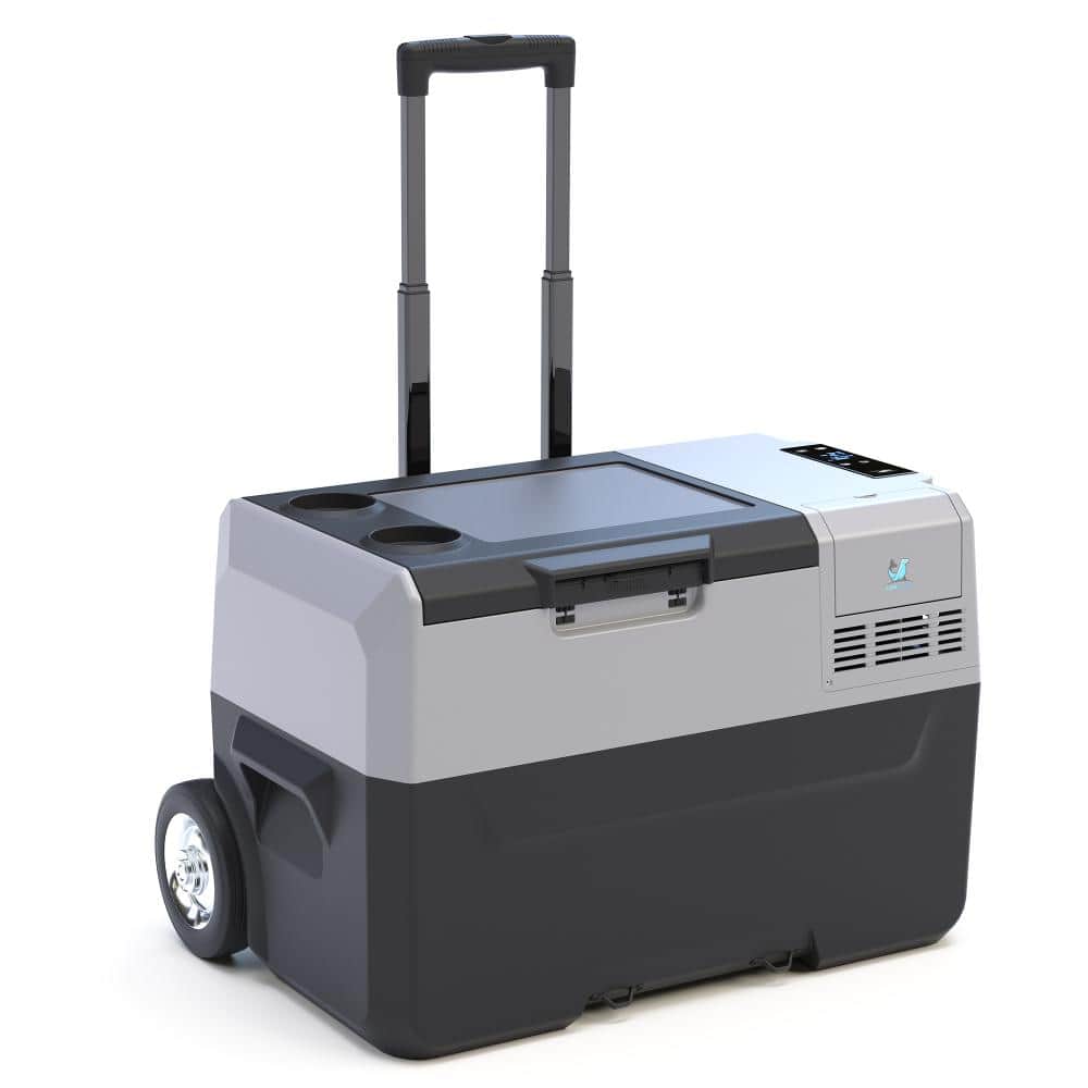 32Qt Low Noice Car Portable Refrigerator Freezer with APP Control and 6'' off-road wheels, 12V,45W Cooler Freezer price history on PriceWatchPro