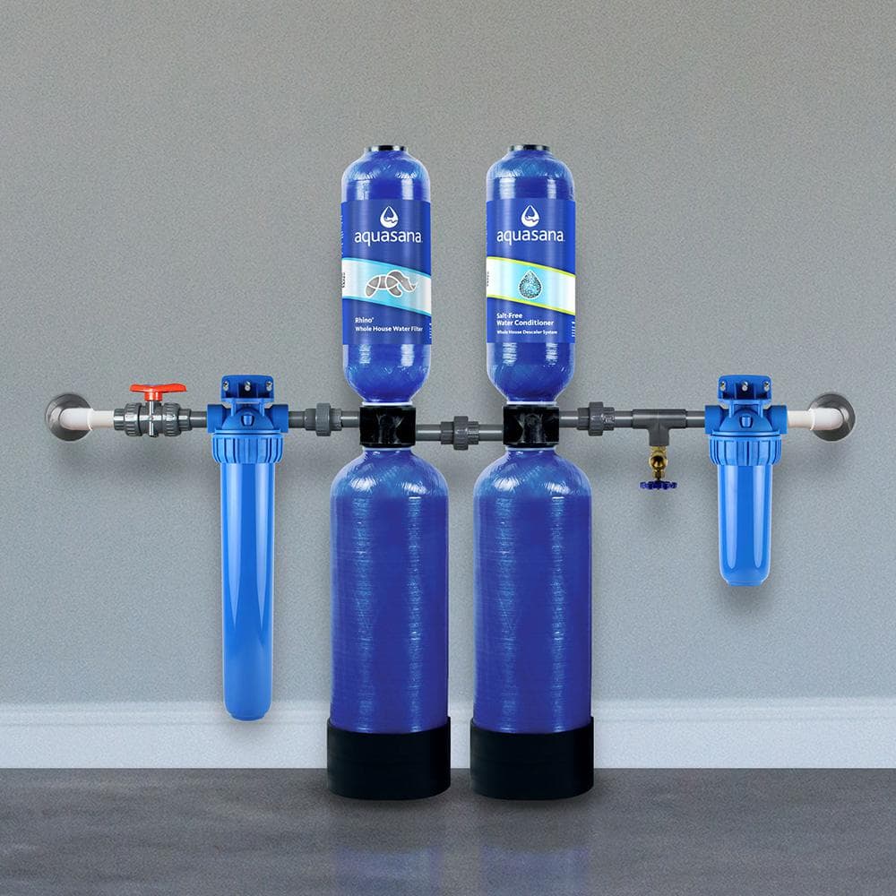 Aquasana Blue Whole House Water Filter System with Carbon & KDF