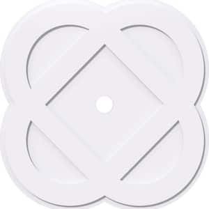 1 in. P X 16 in. C X 40 in. OD X 3 in. ID Charlotte Architectural Grade PVC Contemporary Ceiling Medallion