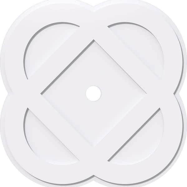 Ekena Millwork 1 in. P X 16 in. C X 40 in. OD X 3 in. ID Charlotte Architectural Grade PVC Contemporary Ceiling Medallion
