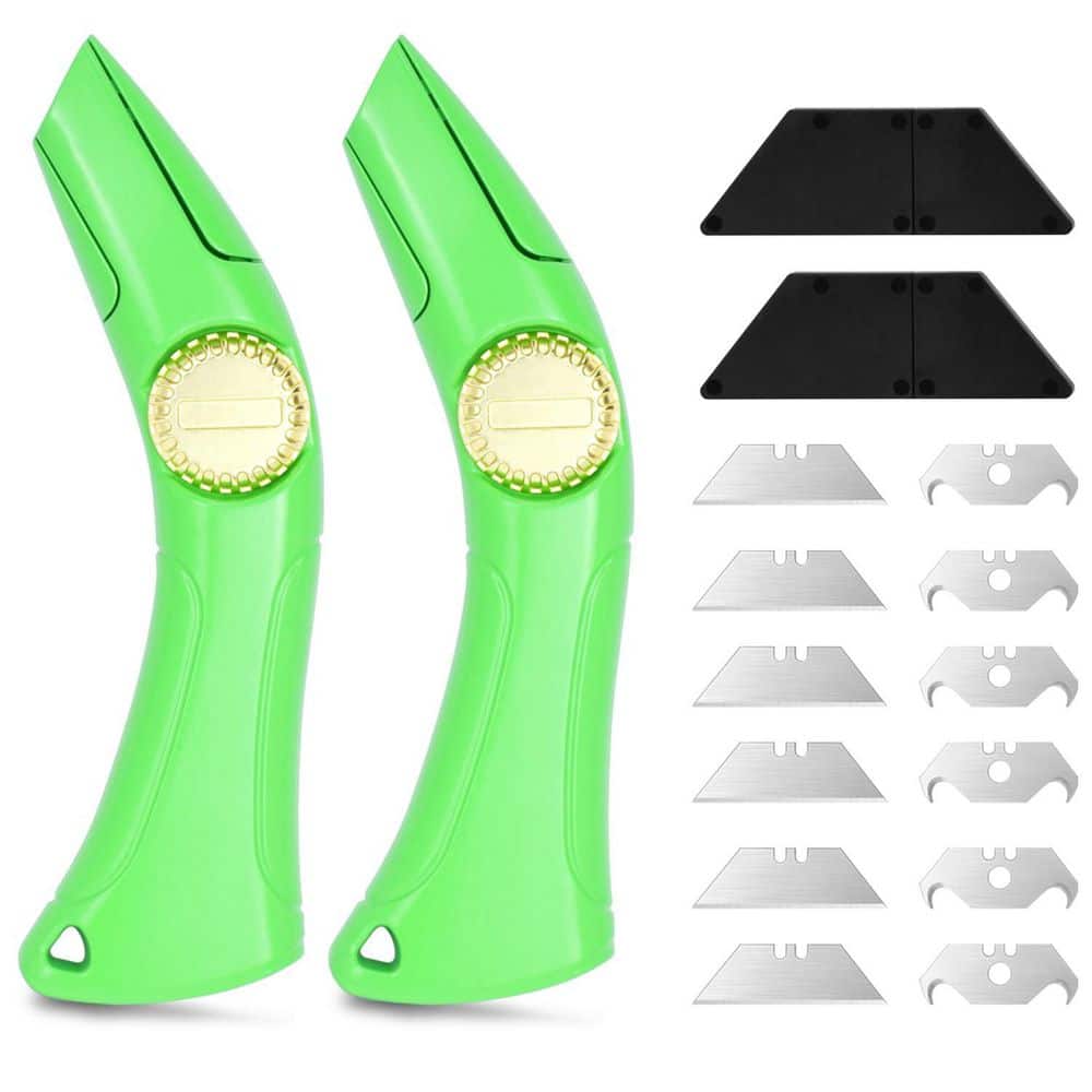 2-Set Heavy-Duty Roofing Shark Knives with 12-Fixed Blades and 2 Blade Box for Cutting Drywall, Duct and Cardboard price history on PriceWatchPro
