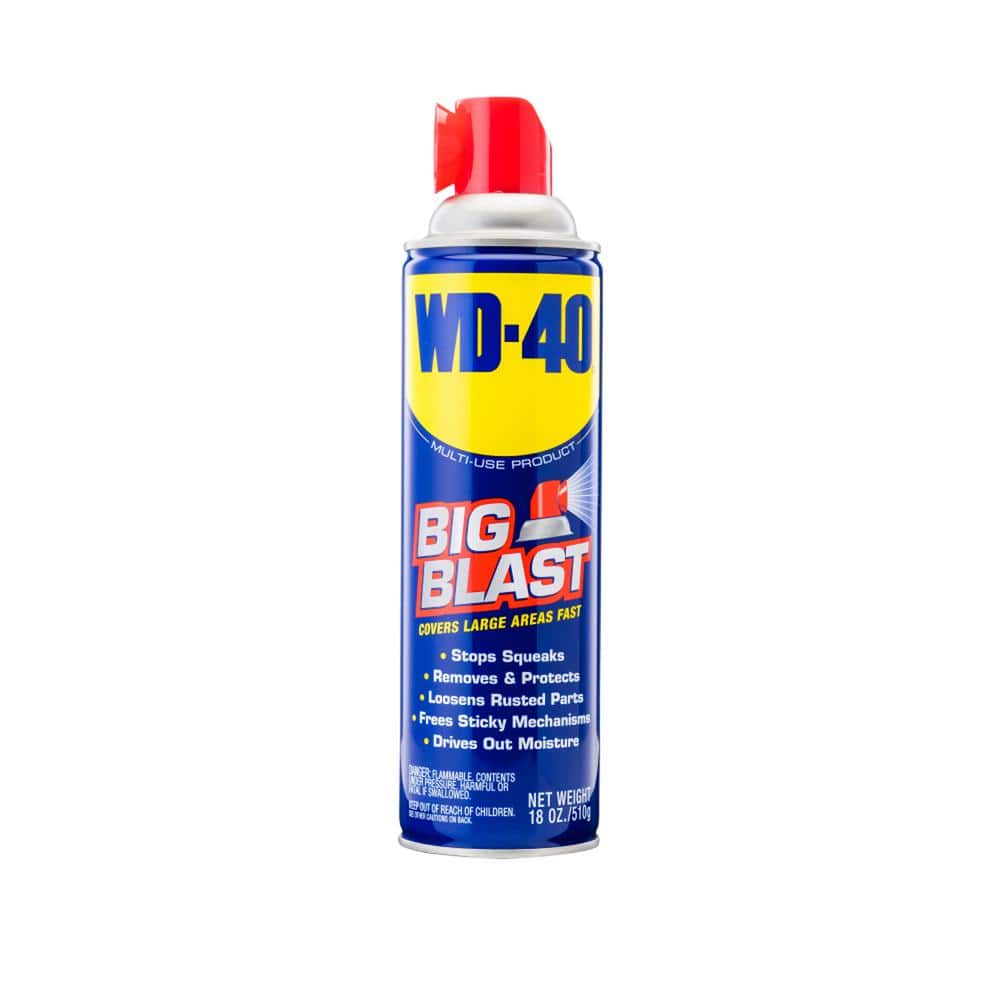 WD-40 18 oz. Big Blast, Multi-Purpose Lubricant Spray 490095 - The