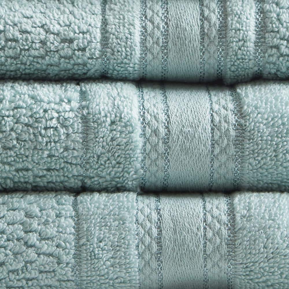 Seafoam Cotton Fast-Drying 6-Piece Towel Set