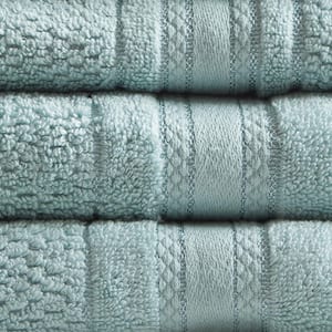 Remy 6-Piece Seafoam Super Soft Quick Dry Cotton Bath Towel Set