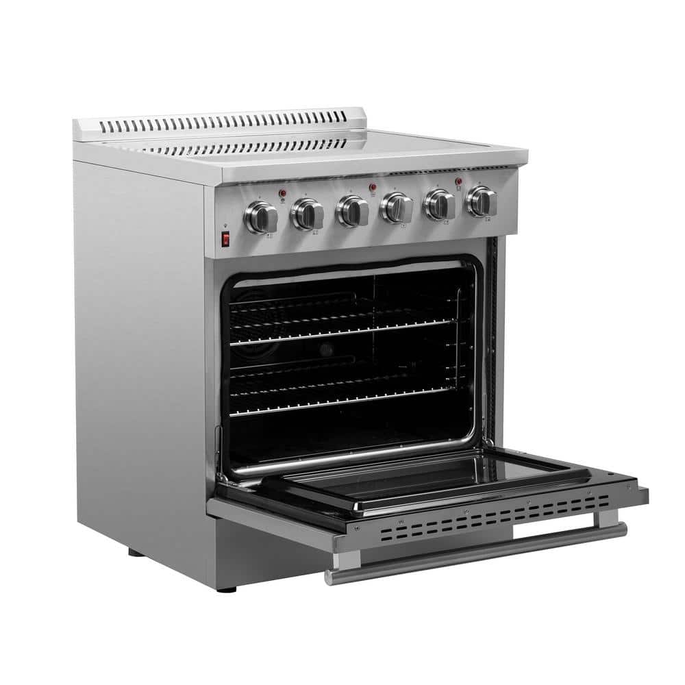 Galiano 30-inch Stainless Steel Freestanding Electric Range with Air Fryer