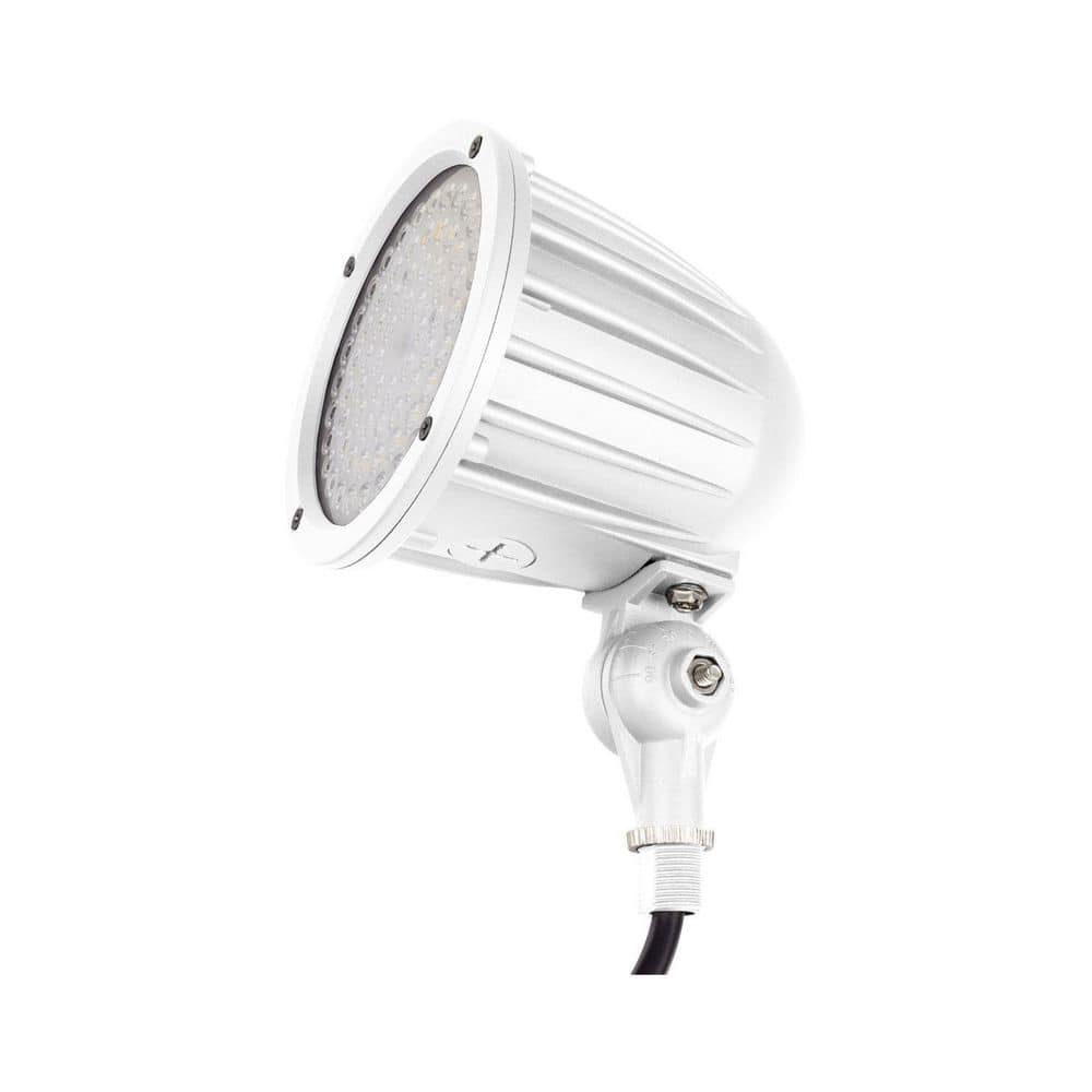 Enhanced Bullet Flood 25 Watt Equivalent 3061 Lumen 45 Degree White Dusk to Dawn Integrated LED Flood Light 1-Pack price history on PriceWatchPro