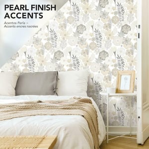 Perennial Blooms Peel and Stick Wallpaper (Covers 28.18 sq. ft.)
