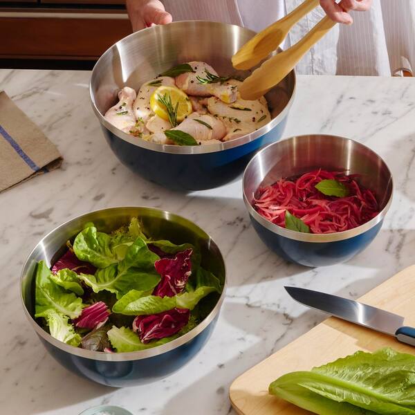 CARAWAY HOME Caraway Premium Stainless Steel Mixing Bowl Set With