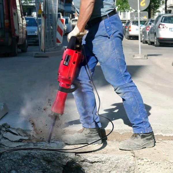 XtremepowerUS 13.8 in. x 8.3 in. Jackhammer Demolition Hammer with