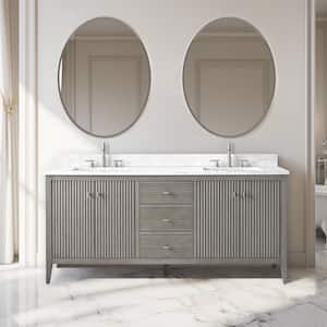 Vanity Art 72 in. W. x 22 in. D x 38 in. H Double Sink Bathroom