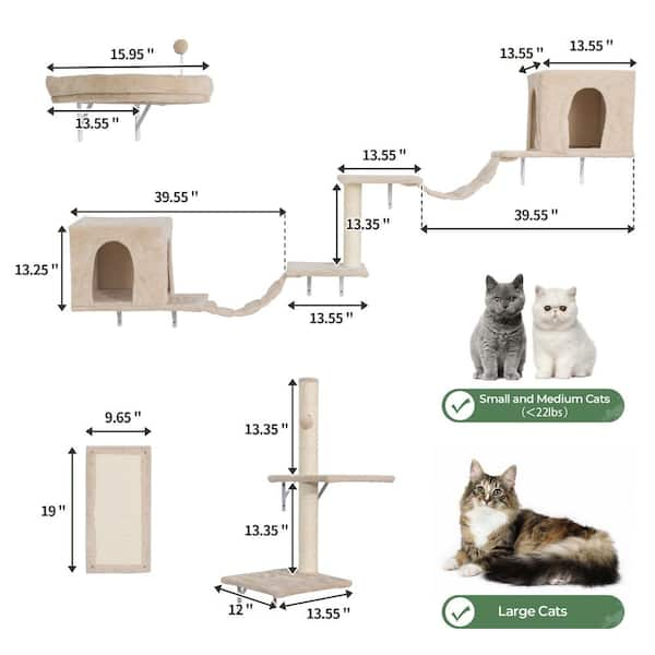 Cat shelf set best sale